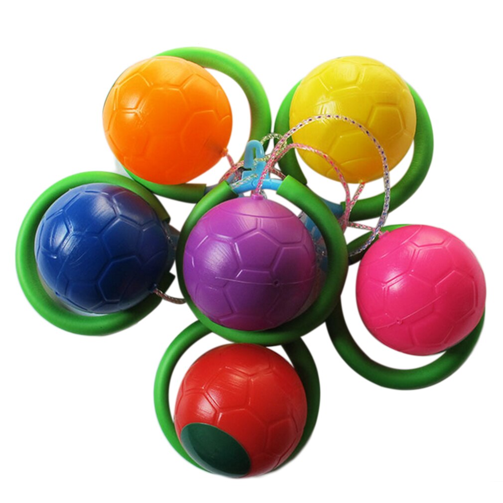 ¡5 colores Bola de saltar al aire libre bolas de juguete de la diversión juguete para saltar juguete de equipo de gimnasio !