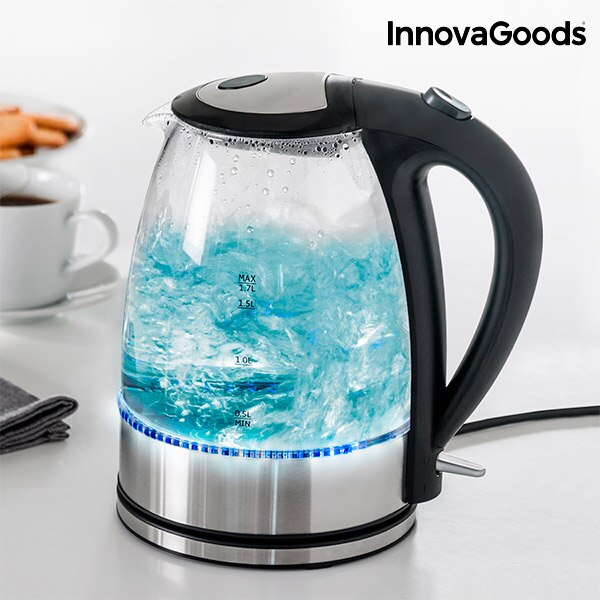 InnovaGoods LED Electric Kettle 2200W