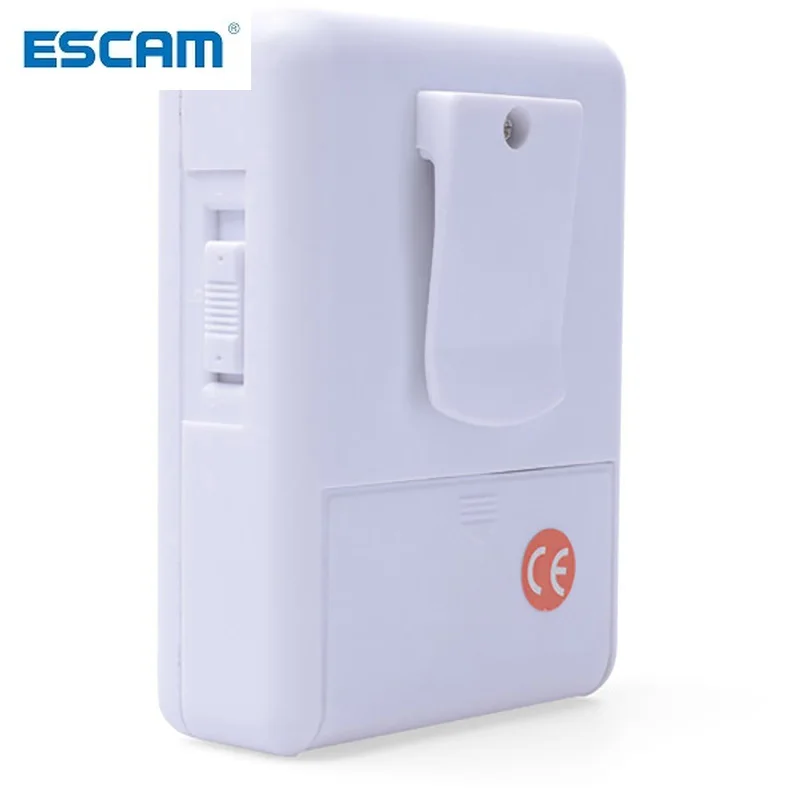 ESCAM draadloos infrarood alarm Deurbel Oprit Patrouille Garagesysteem Bewegingssensor 2 zenders met 1 ontvanger