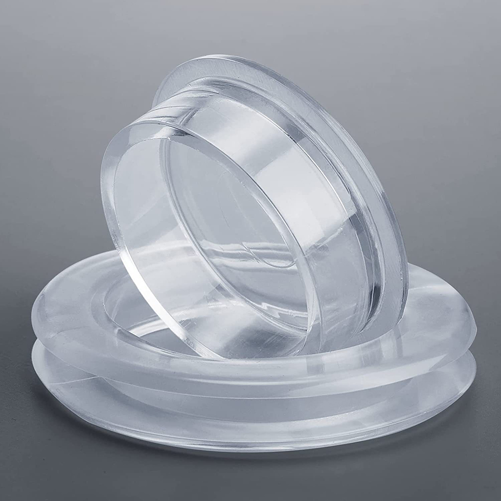 Siliconen Paraplu Dikkere Gat Ring Plug En Cap Set Voor Glas Buiten Patio Strand Tafel Clear
