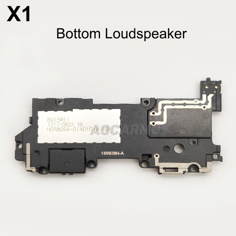 Aocarmo Per SONY Xperia 1 / XZ4 / X1 J9110 Top Ear Speaker Auricolare auricolare Basso Altoparlante Con Adesivo di Ricambio: Bottom Loudspeaker