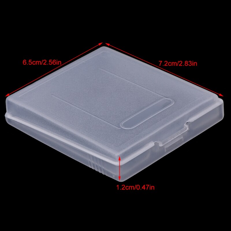 5x Clear Plastic Game Cartridge Case Stofkap Voor Nintendo- Game Boy Color-Gbc