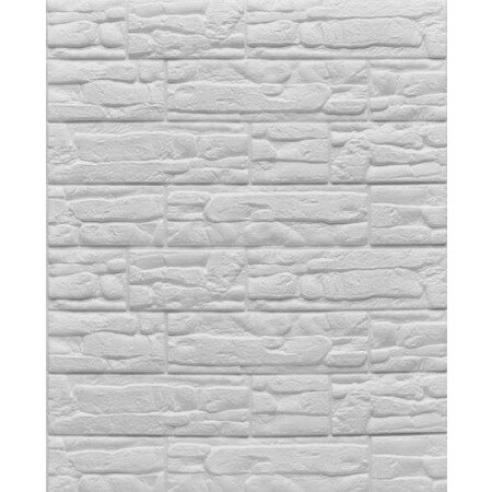 NW64 White Color Bright Stone Flexible Sponge Wall Panel 432502306