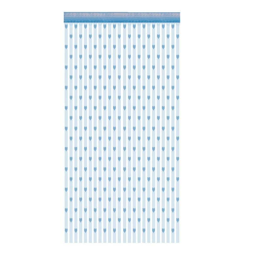 Dørskille ren gardin valance mesh nett tredør gardin persienner håndlaget 100 cmx 200cm romdeler moskitiera 4fm: Rød