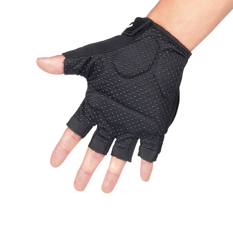 ROBESBON Fietsen Half Vinger Handschoenen Fiets Rijden Hand Bescherming Mitten Ridder Stijl Schokabsorptie Ademend