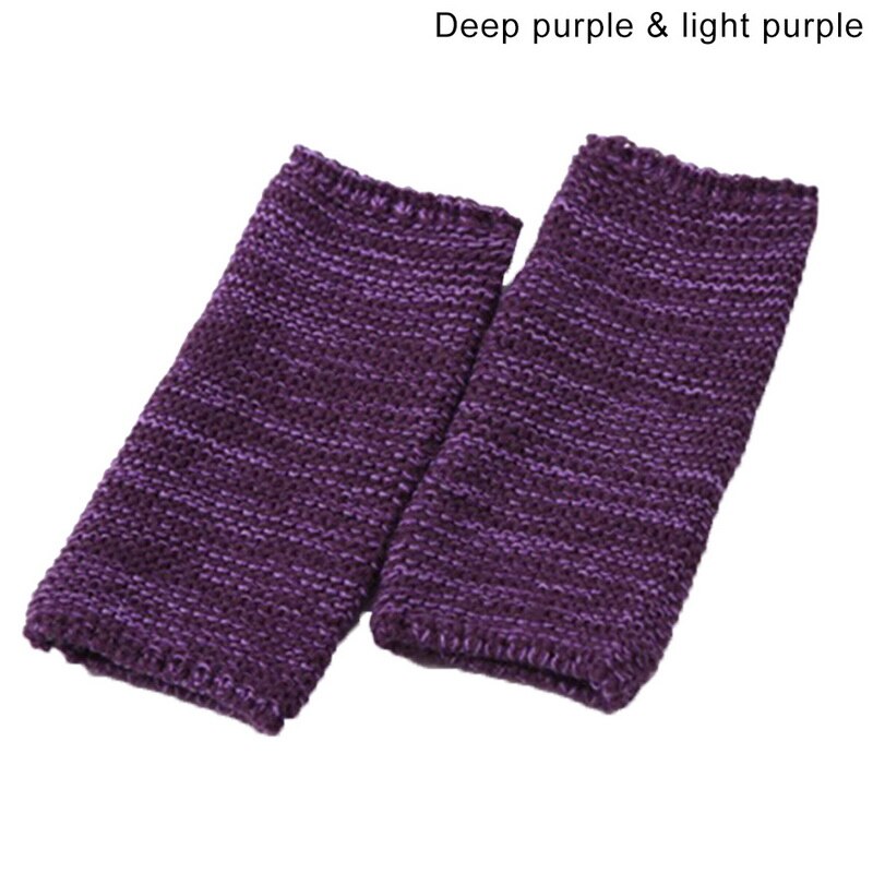 Bottes pour femmes ensembles automne hiver au Crochet en tricot fourrure garniture jambières manchettes Toppers bottes chaussettes tricoté bottes manchettes accessoires: Style A-5