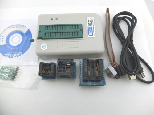 SP8-A Universal USB Programmer EEPROM Flash SPI BIOS 24/25/BR90/93 + Sockets
