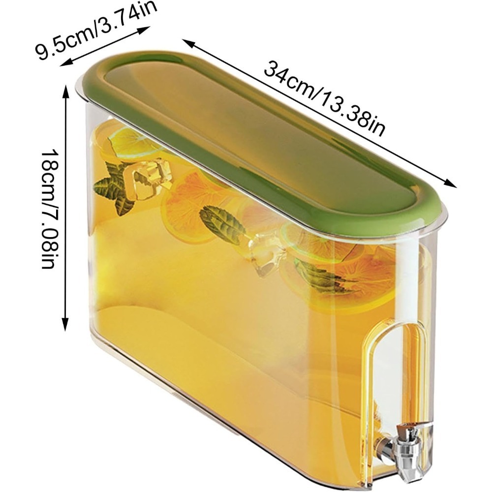 Beste waterkoker voor in de koelkast, drankdispenser met 4l watertanks en kraan, bpa-vrij, geschikt voor feestjes en dagelijks gebruik.