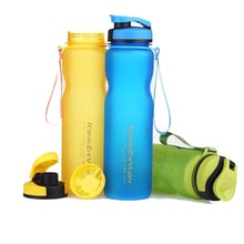 1000ml sports vandflasker plastik kopper skrubbe plads kop miljøvenlig tritan bpa fri klatring vandreture cykelflaske  u0075