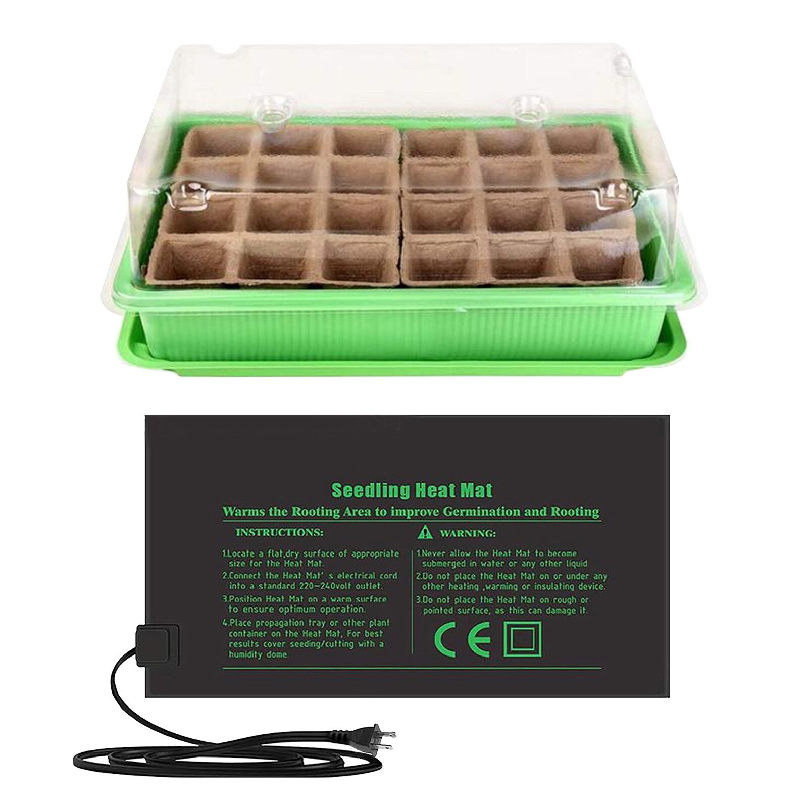 Jiffy Hydro Tapis Chauffant - accélère la germination des graines main image 0