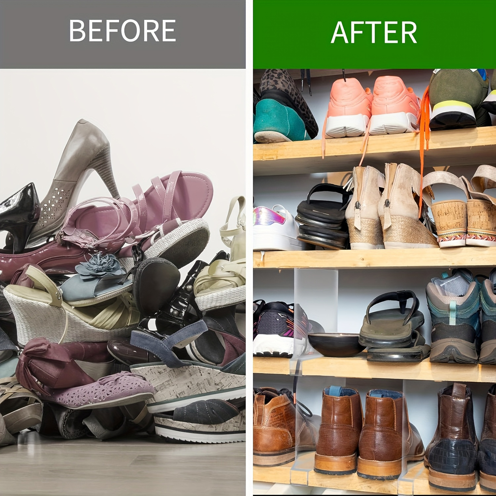 Hylledelere til garderobeskap plassbesparende hylledeler separator for garderobeskap wzpi