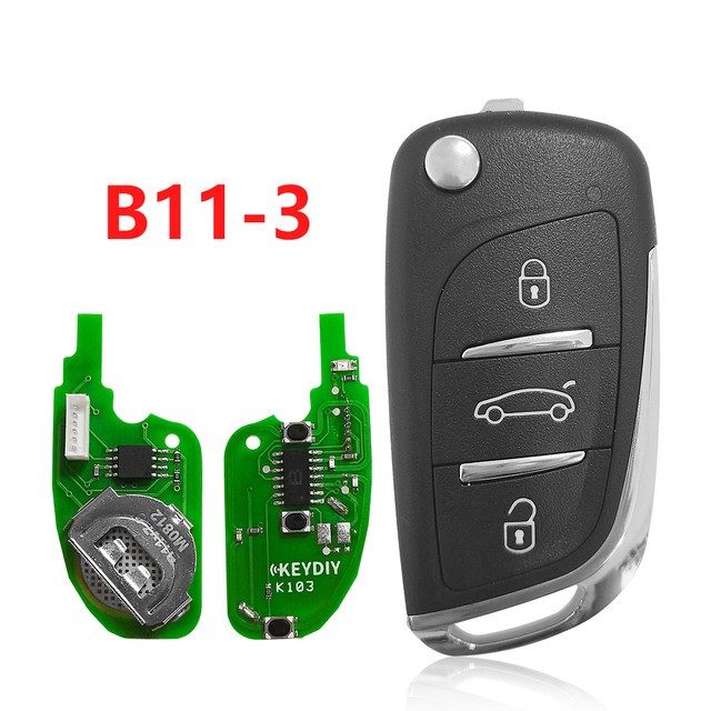 3 unids/lote KEYDIY KD remoto B11 B11-2 NB11 NB11-2 llave de coche para KD-X2 KD900 KD-MAX Mini KD Max programador de llave: 2 Botones