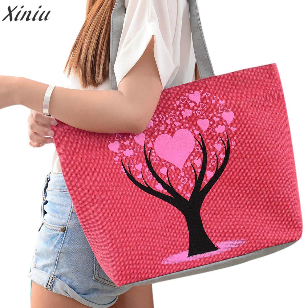 Handtas dames tas schattige print dames canvas tassen schoudertas casual handtassen bolsas feminina sac a main #5