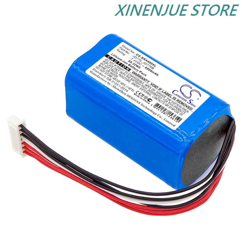 Batterie de haut-parleur 7.4V/5200mAh/6800mAh ID770,JD770B,ID659B pour Sony SRSXB40,SRSXB41,SRS-XB40,SRS-XB41