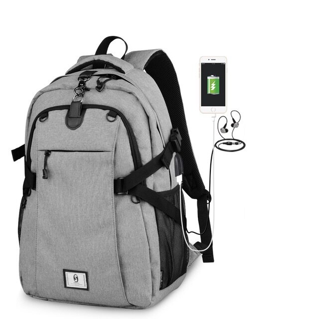 Sac à dos de Football et ordinateur portable pour hommes, sac de sport en plein air, de basket-Ball, d&#39;école pour adolescents: gray