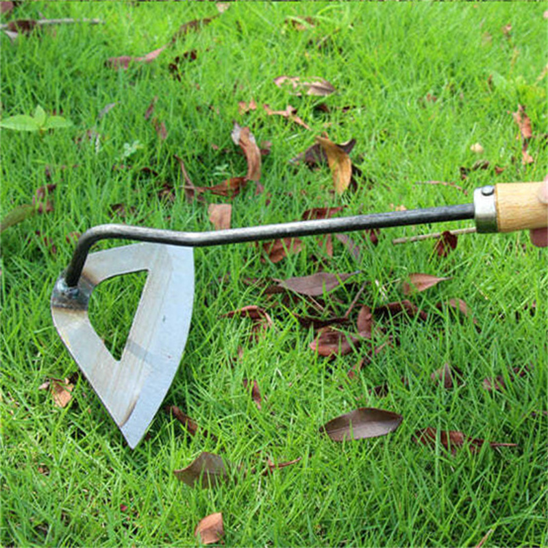Steel Hardened Hoe Handheld Weeding Rake Planting Vegetable Farm Garden Tools Agriculture Tool Weeding Accessories Potted E12141