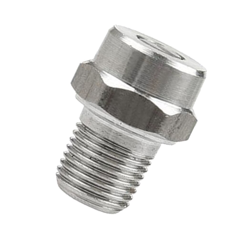 1 Piece 25 Degree Stainless Steel Washer Spray Fan Nozzle Tip NPT 1/8 Inch High Pressure Spray Nozzle Tip for Pressure Washer