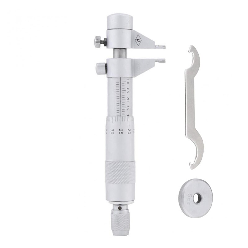 Inside Micrometer Measuring Tool Metric Stainless Steel Ratchet Screw Gauge 0.01mm Accuracy Internal Diameter Measuring Tools: Default Title