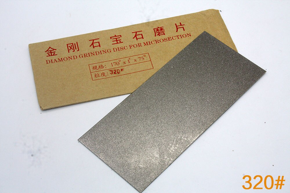 1 stück Körnung Professionelle Dünne Diamant Messer Schärfen Wetzsteine Polieren Messer Spitzer Platte Schleifen Rabatt Schleif Steine: Schwarz