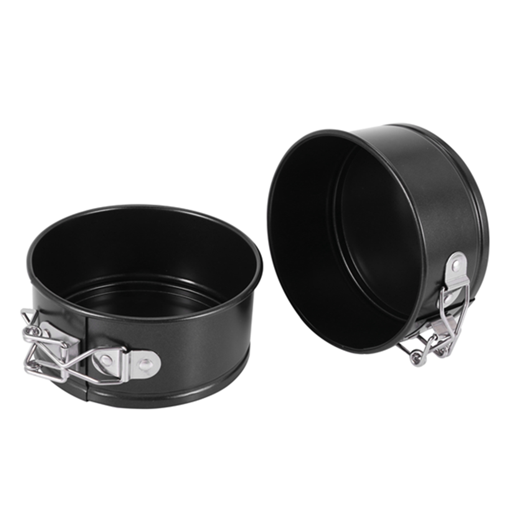 Abun -4- cm mini springformsset  - 8 delar liten nonstick-cheesecakeform för mini cheesecakes, pizzor och quicher