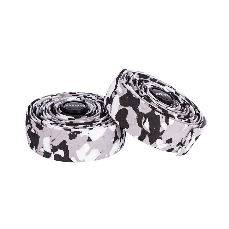 Ztto Fietsstuur Tape Kleurrijke Mountainbike Grip Tapes Antislip Mtb Racefiets Stuur Riem Fietsen Accessoires 2 stekkers: black and white