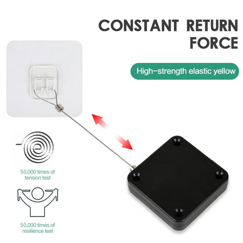 Punch-free Automatic Door Closer Door Hardware Supplies Anti-theft Closing Door Sensor Auto Doors Organizer Universal