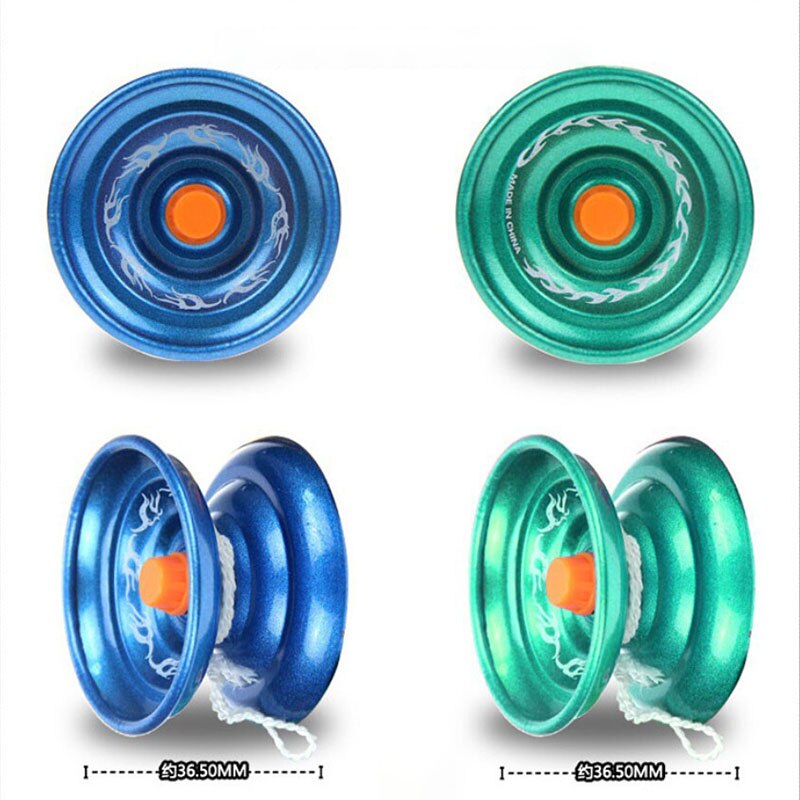 1 stk metallegering yo yo bold klassisk legetøj y-akse roterende yo-yo til børnelegetøj