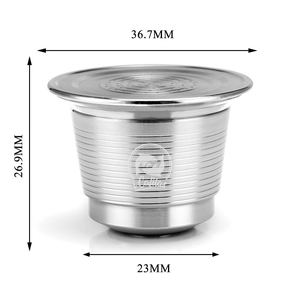 Dosette réutilisable rechargeable de Capsule de café d'acier inoxydable de Pro pour Nespresso