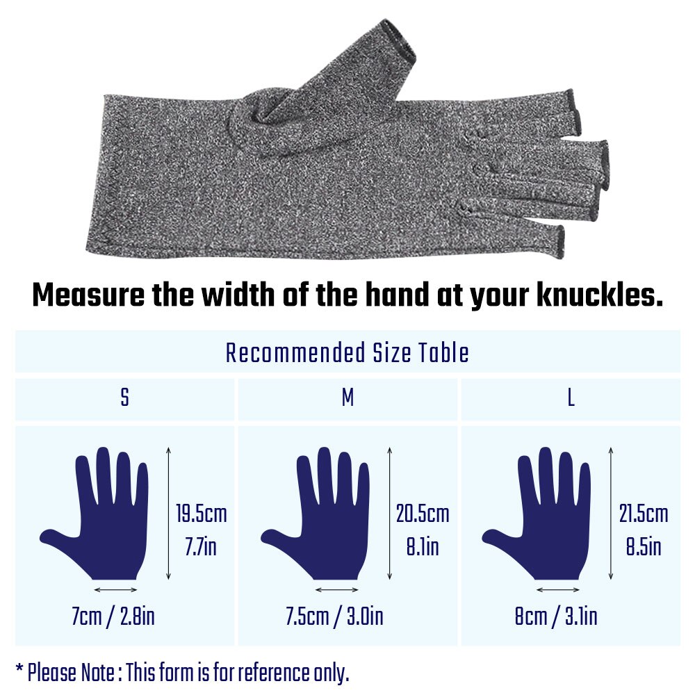 Arthritis Compression Gloves Tens Premium Arthritic Joint Pain Relief Hand Massage Hand Gloves Open Fingers Men Women Therapy