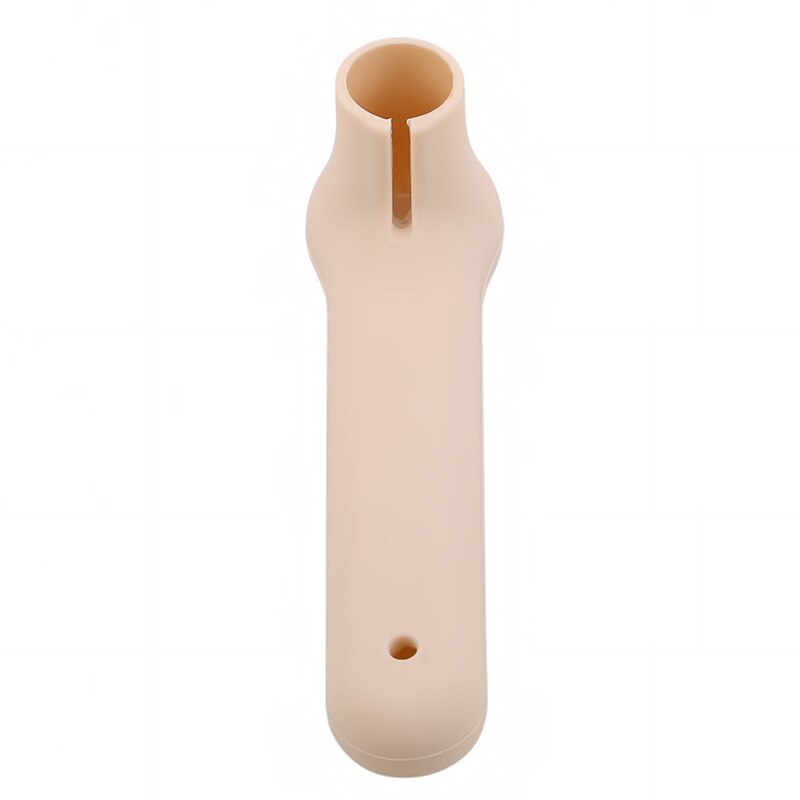 Silikonowe przeciwkolizyjne zabezpieczenie robić drzwi ręczne osłona ochronna nowa osłonka zabezpieczająca dla niemowląt klamka spiralna: beige