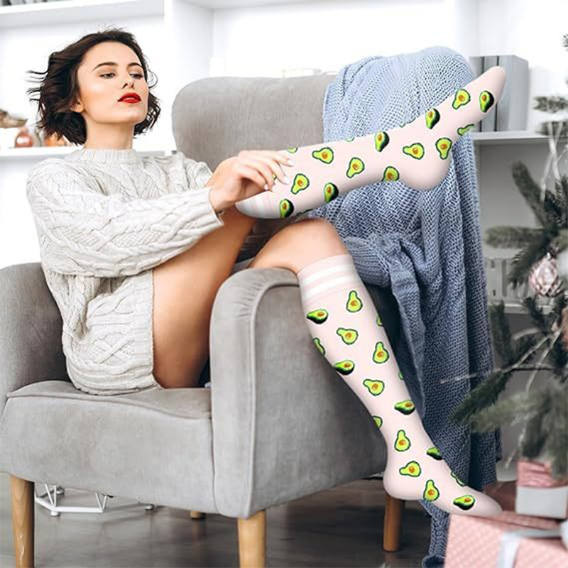 6 paar compressiekousen met bloemmotief sport professionele dames herenkousen oedeem spataderen verpleegster compres