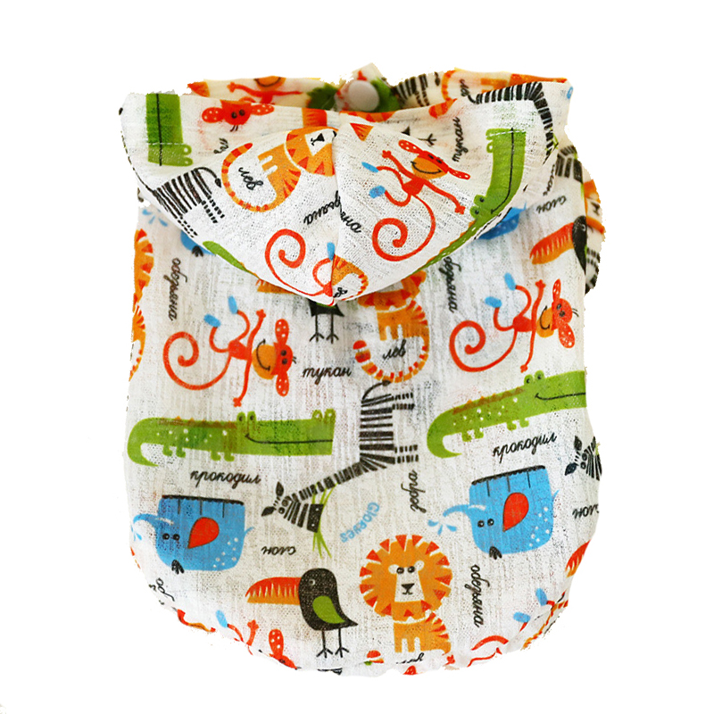 Zomer Hond Kleding Ademend Leuke Hond Hoodie Vest Zon Proof Hond Kleding Shirt Voor Samll Medium Hond Jas Ropa perro: Colorful / L