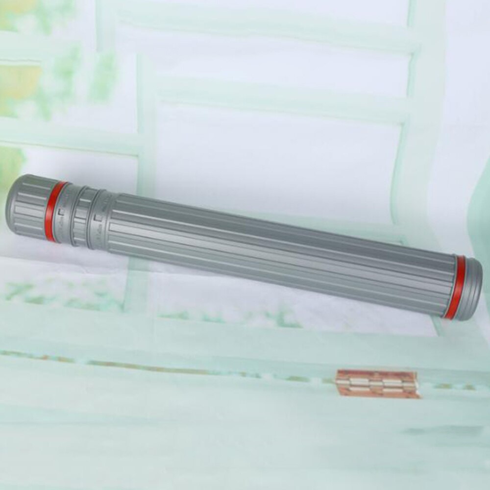 Uitschuifbare Telescopische Document Schilderen Papier Opslag Buis Box (Zwart, Extra Kleine)