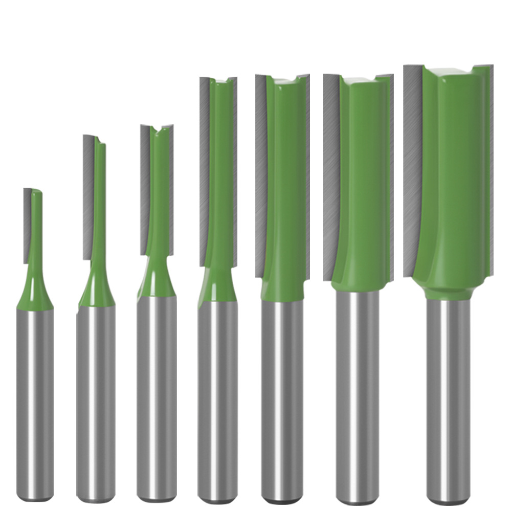 Beroep Frees Houtbewerking Gereedschap Hout Frees Enkele Dubbele Fluit Straight Bit Steken 3Mm-12Mm Cutter hoofd