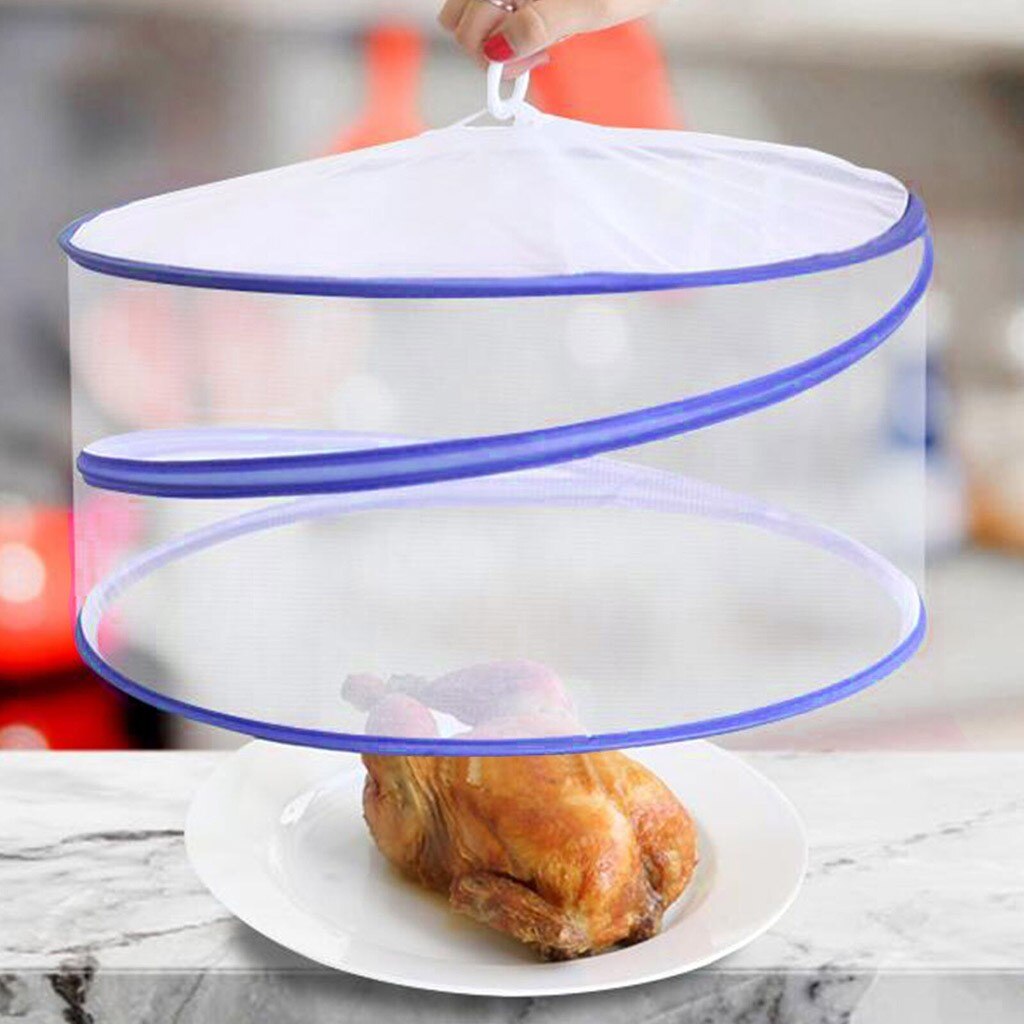 3 Mesh Food Covers Up Food Covers Collapsible Outdoor Protectors Kitchen Insect Net X 3 Folds Flat For Easy Storage FD