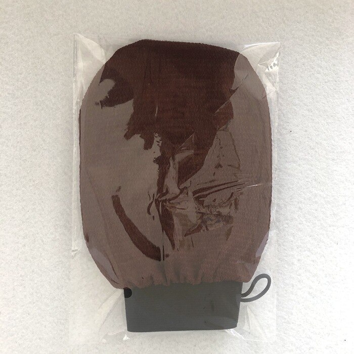 Kingsmade – gant exfoliant Anti-Cellulite, gant de bain marocain pour douche, baignoire, shampoing, Massage au Sauna: brown