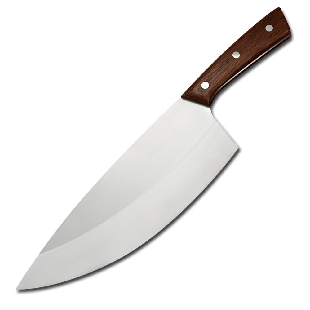 9.5 inch Hunting Knife Serbian Kitchen Chef Full Tang Butcher Knife Slicer Santoku Cleaver Slicing Filleting Steak Knife