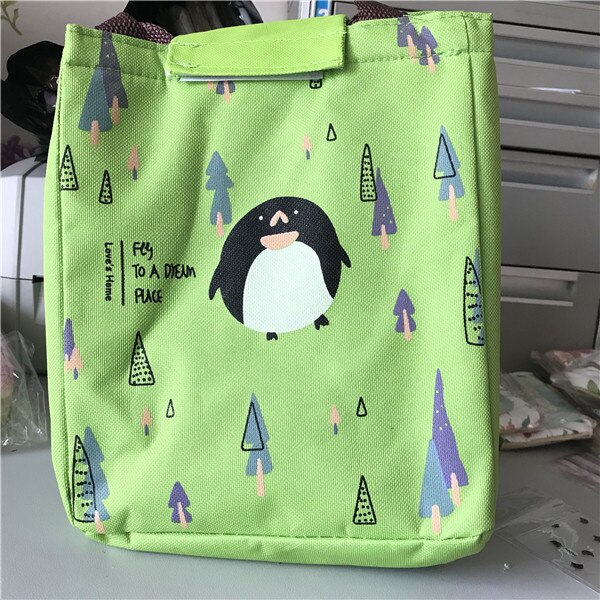 Bolsa térmica isolada para almoço, portátil, caixa, crianças, desenho animado, animal, praia, piquenique, feminino, menino, bolsa cooler, bolsa de mão: 3