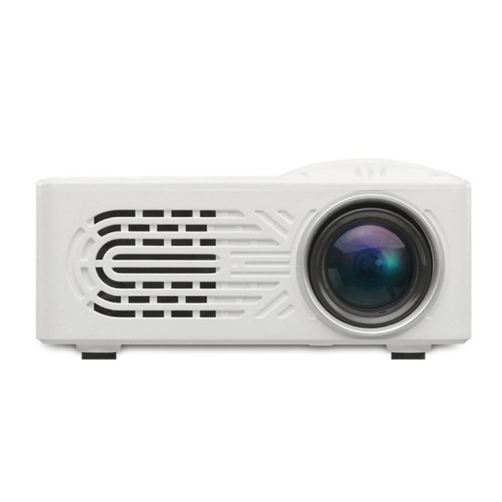 Mini Micro Portable Home Entertainment Projector Supports 1080P Hd Mobile Phone Connection Projector White Mini Projector