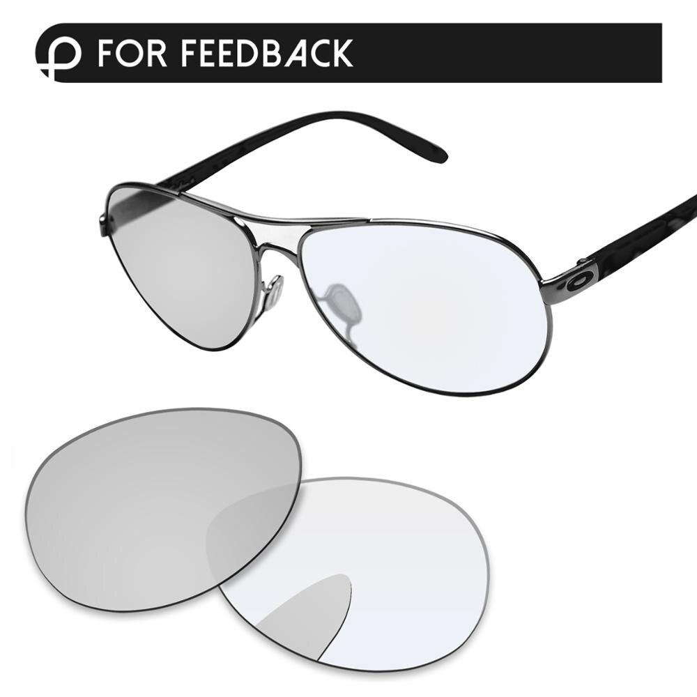 Alphax Vervanging Lenzen Voor Authentieke Feedback OO4079 Zonnebril Gepolariseerde-Meerdere Opties: Eclipse Photochromic