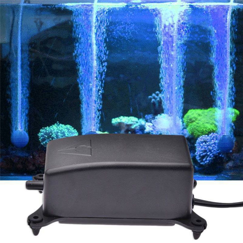 Ultra Stille Aquarium Luchtpomp (1.2L/Min, 2 W) toenemende Zuurstof Vis Luchtpomp Voor Tot 75l 1-20 Gallon Fish Tank Te Gebruiken