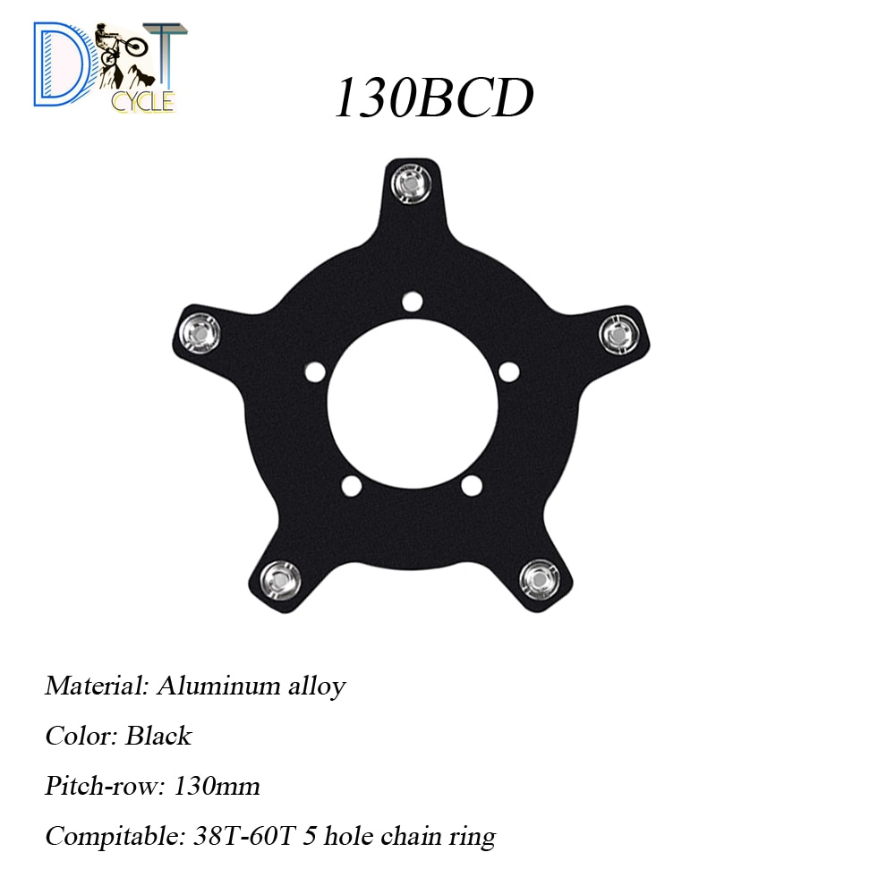 E-bicycle Bafang BBS01B BBS02B Motor 104BCD 130BCD Chainring Spider Chain Ring Adapter for MTB Accessories