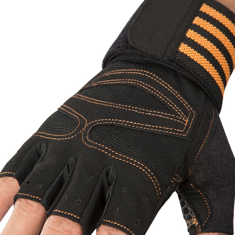 Gym Gloves Heavyweight Sports Exercise Weight Lifting Gloves Body Building Training Sport Fitness Gloves for Fiting Cycling