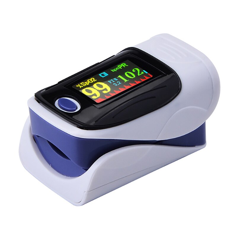 Vinger Pulsoximeter Blood Oxygen Bloed Oximeter Draagbare Oximeter Pulsoxymeter Vinger: Purple