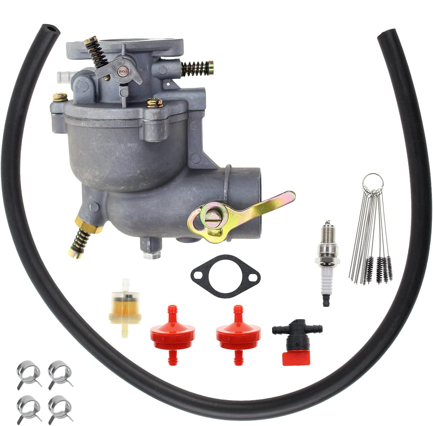 Carburetor for Briggs & Stratton Engine 390323 394228 398170 7HP 8HP 9HP Horizontal Troybilt Watt Generator Toro Snowblower Carb: Dark Grey