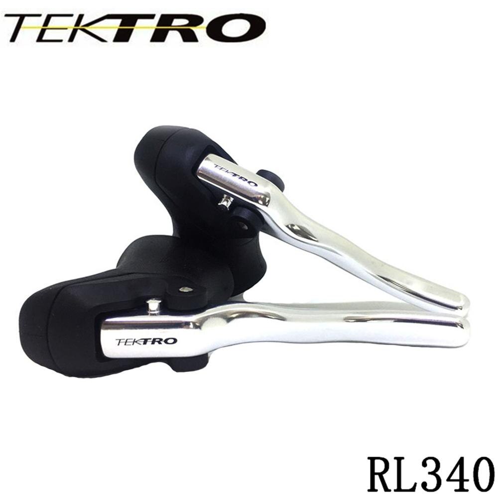 TEKTRO – levier de frein en aluminium pour vtt, mécanisme à dégagement rapide, avec capot en caoutchouc, guidon de 23.8 et 24.2mm, RL340