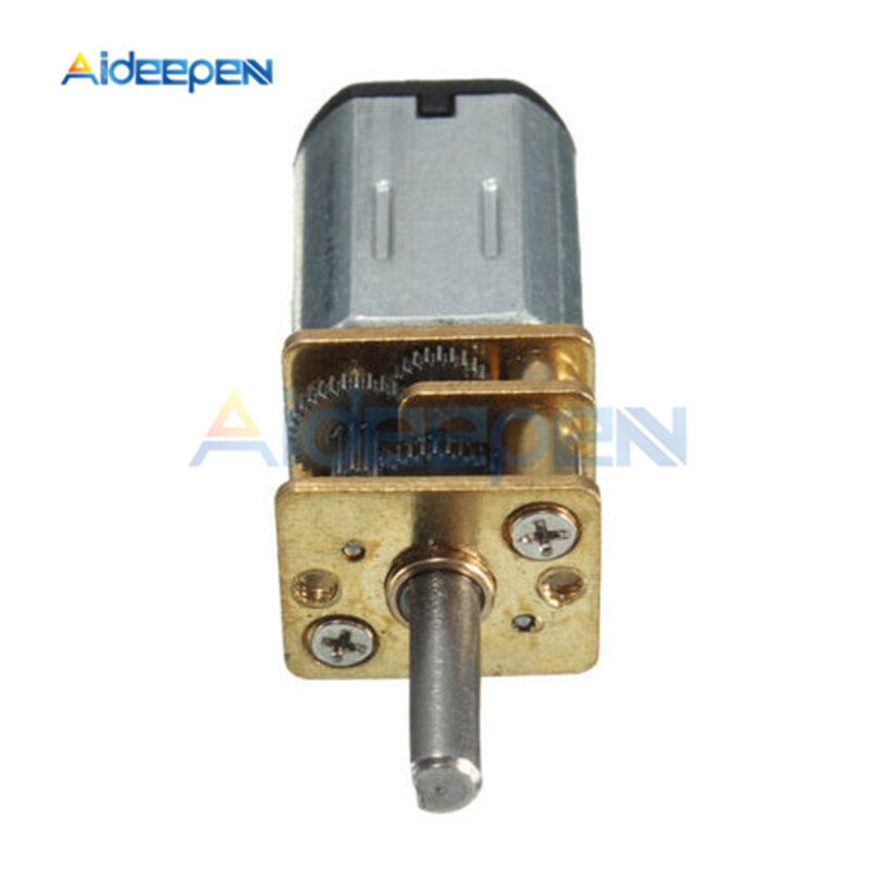 Dc 6V 12V N20 Mini Micro Metal Gear Motor 30 Rpm 300 Rpm 600 Rpm Micro Speed Reduction gear Motor Met Metalen Versnellingsbak