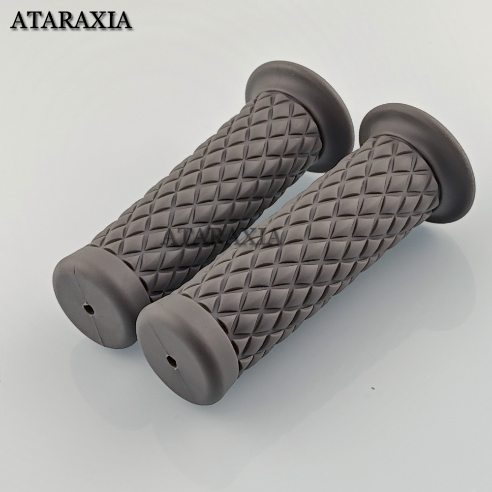 7/8 "22mm/24mm Universale Del Motociclo Manubrio Grip In Gomma Antiscivolo Maniglia Bar End Grip Per Scooter Bicicletta Bici moto