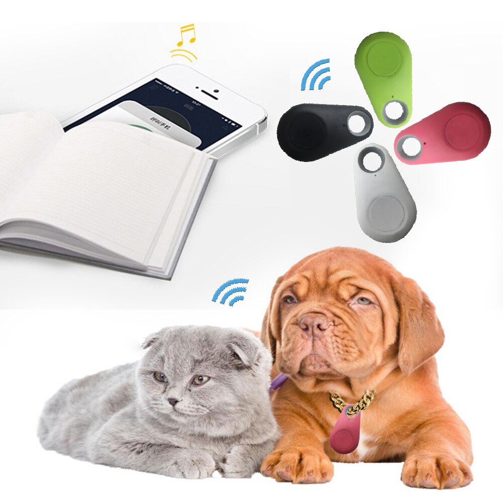 Smart mini tracker anti-förlorad vattentät bluetooth spårare för husdjur hund katt nycklar plånbok väska barn trackers sökutrustning