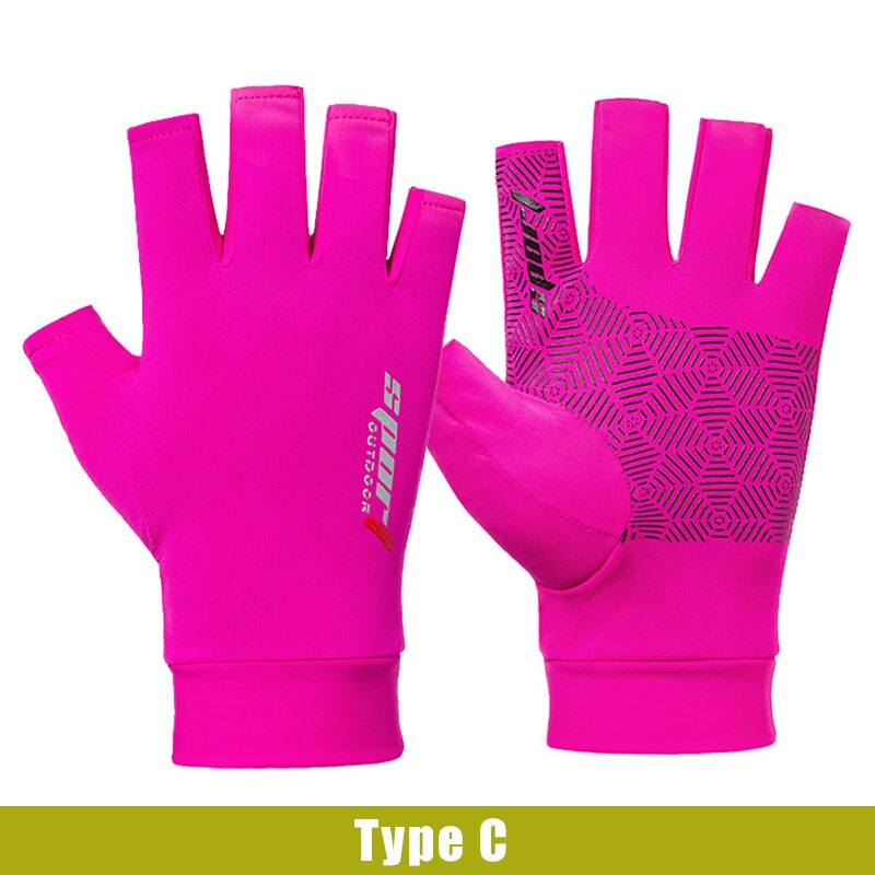 KoKossi – gants de pêche, une paire, protection des mains, libération professionnelle, antidérapants, pour sport, Fitness, cyclisme: Rose C